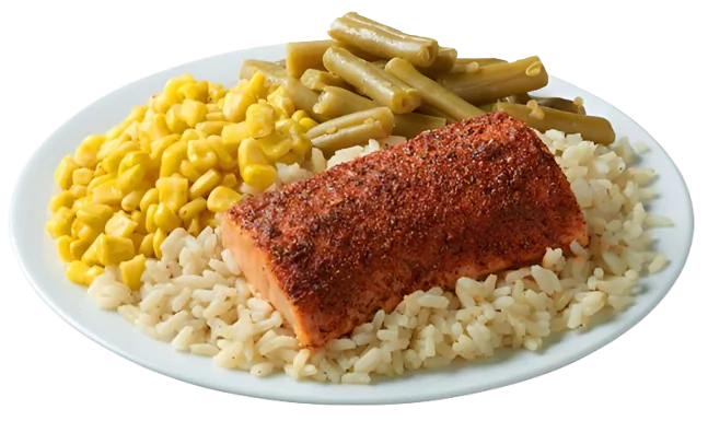 Grilled Salmon Meal
